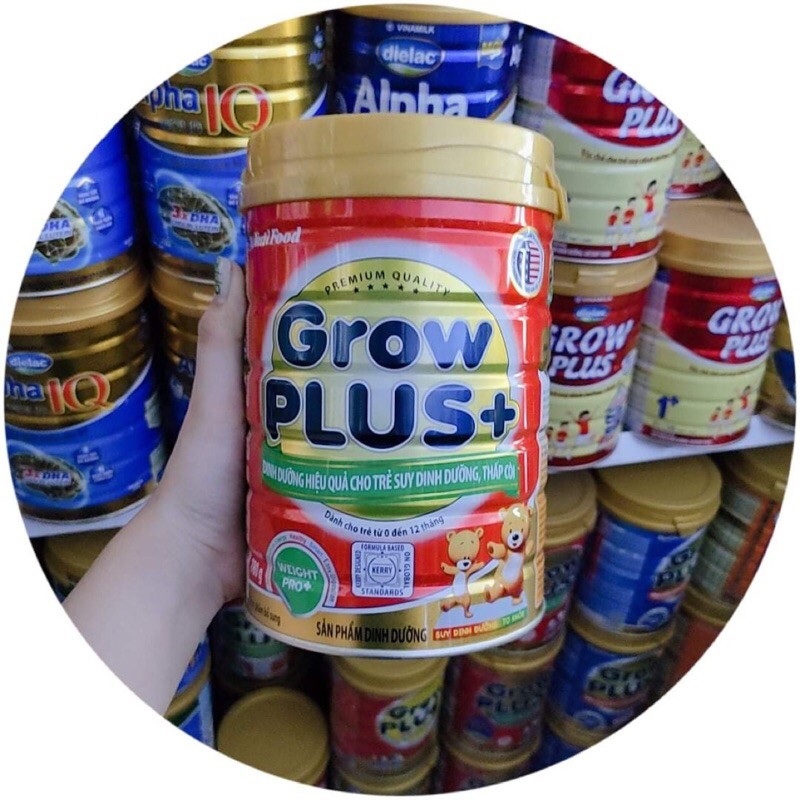 Sữa Bột Nutifood Grow Plus Đỏ Dưới 1 Tuổi Lon780g