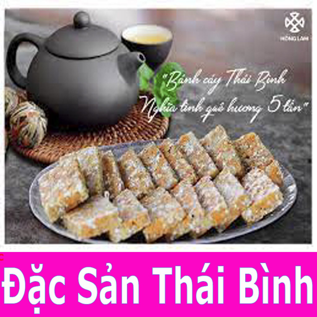 Bánh Cáy Làng Nguyễn - Bánh Cáy Đình Mạnh Đặc Sản Thái Bình Bánh Vuông 550g