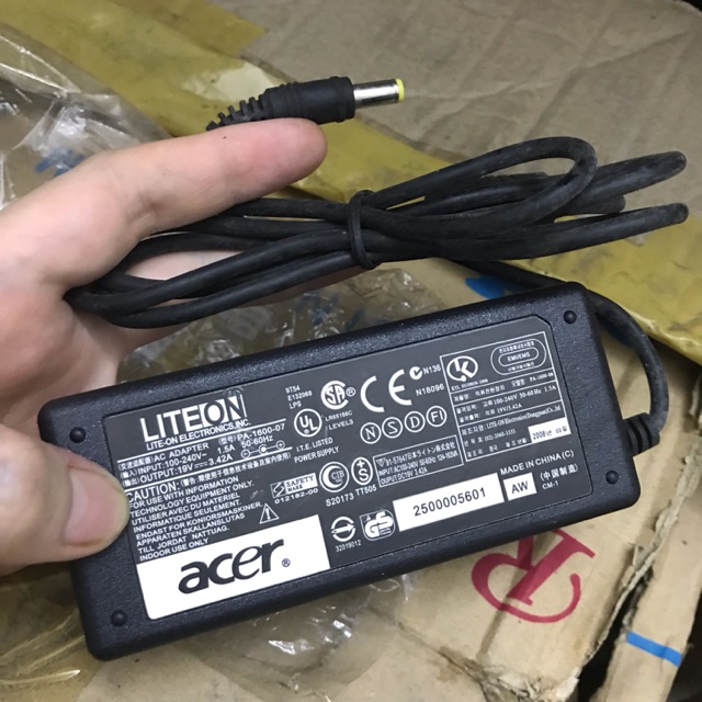 Sạc Laptop Acer 19V-3,42A