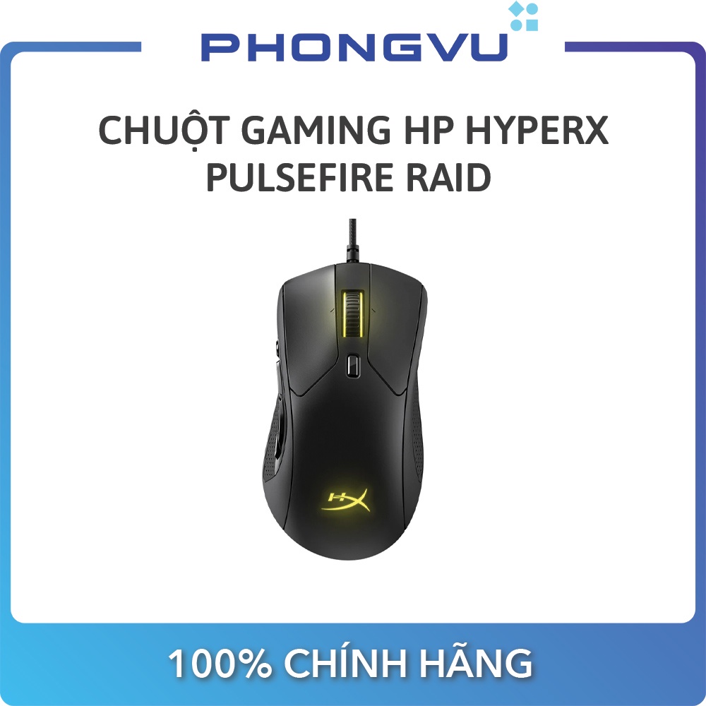 Chuột gaming HP HyperX Pulsefire Raid (4P5Q3AA) - Bảo hành 24 tháng