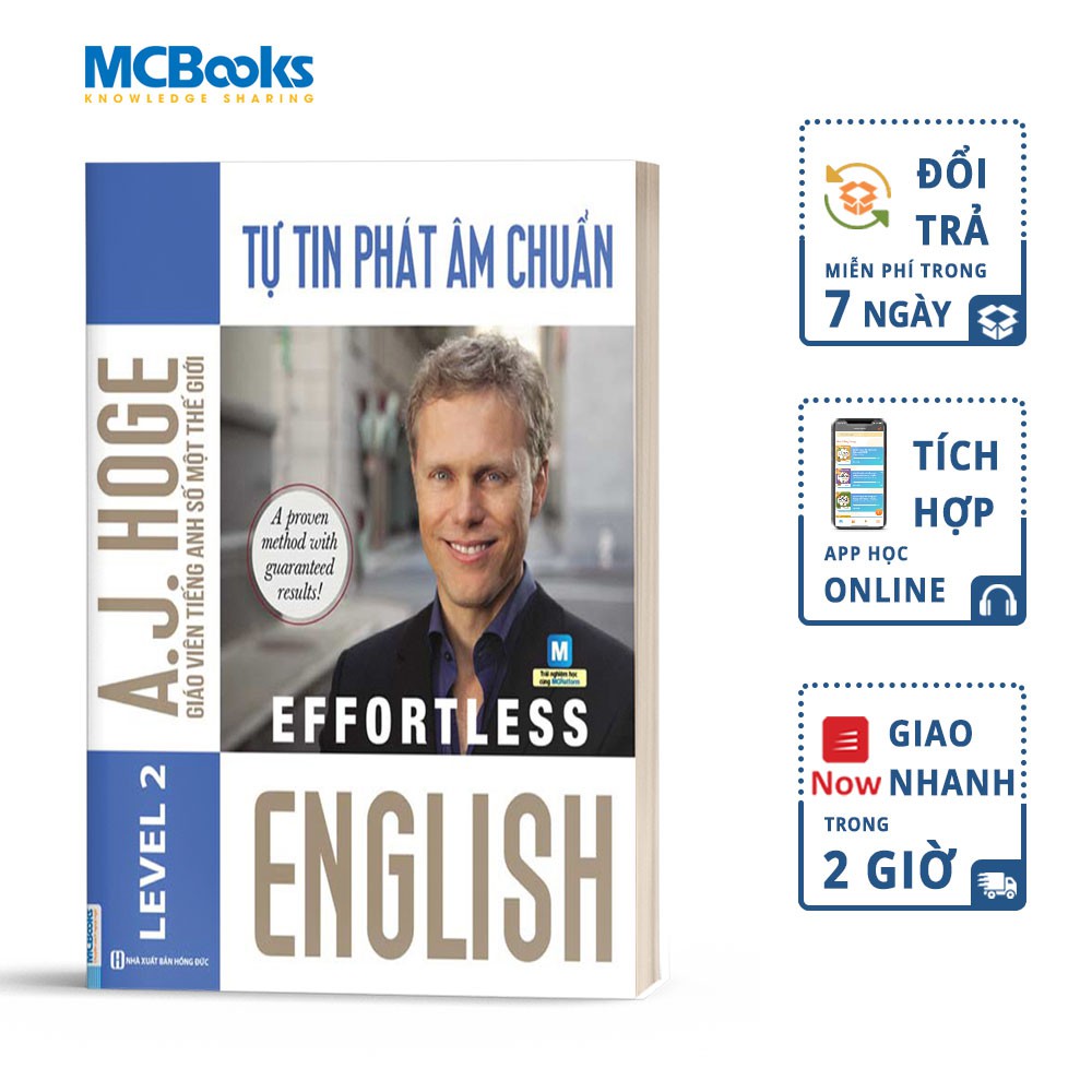 Sách - Effortless English - Tự tin phát âm chuẩn - MCBooks