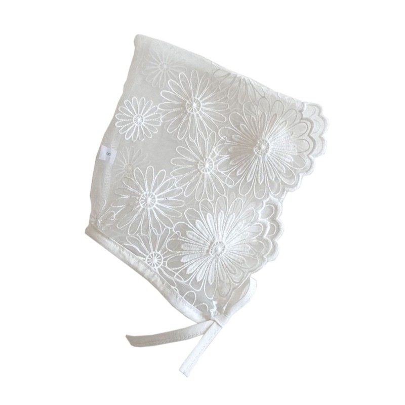 Mũ ren phong cách công chúa dễ thương cho bé gái