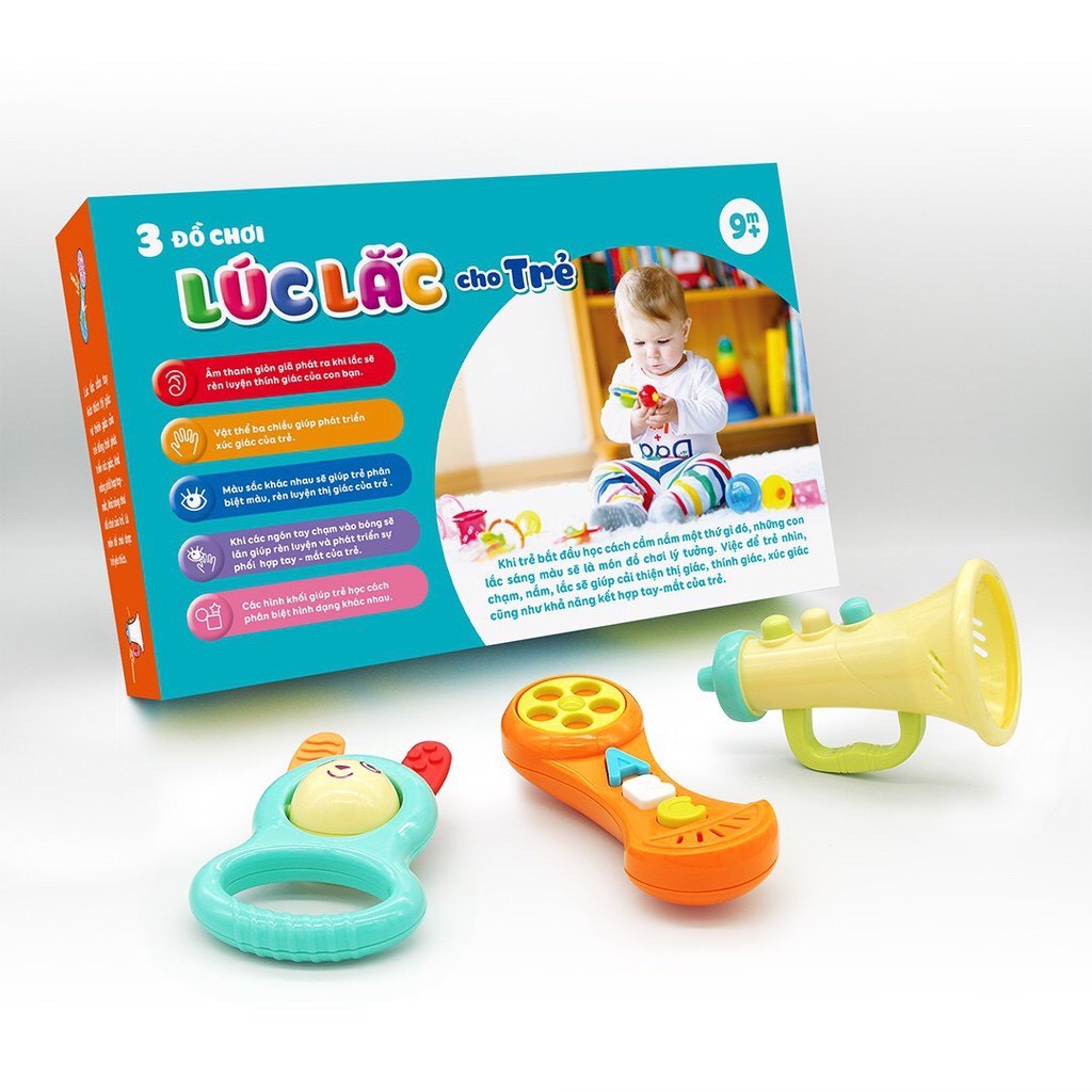 Bộ Đồ Chơi DUKA: Lúc Lắc Cho Trẻ: 3 Món