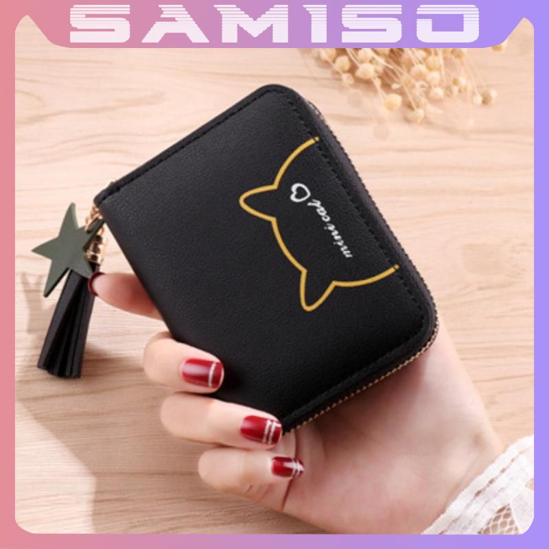 Ví nữ ngắn đẹp cầm tay mini nhỏ gọn bỏ túi nhiều ngăn dễ thương NG35 | BigBuy360 - bigbuy360.vn