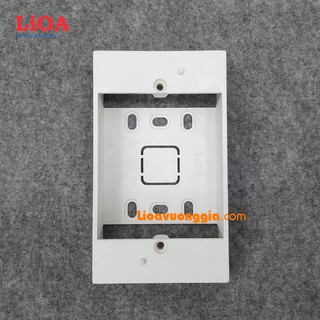 Đế nổi đơn LiOA dùng cho các mặt chữ nhật và mặt Module Concept