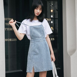 Đầm váy yếm nữ - yếm bò