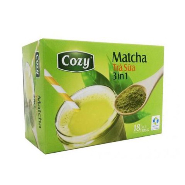 Matcha trà sữa 3in1 COZY Combo 3hộp