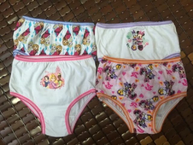 Set 5 quần chip Disney xuất xịn