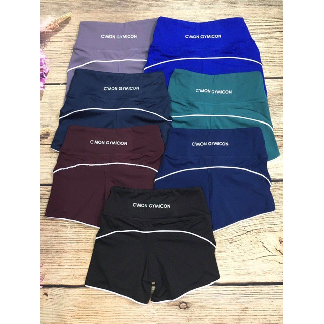 Quần Đùi Tập Gym Yoga Viền Mông - Quần Short Thể Thao Cực Xinh Tôn Vòng Ba