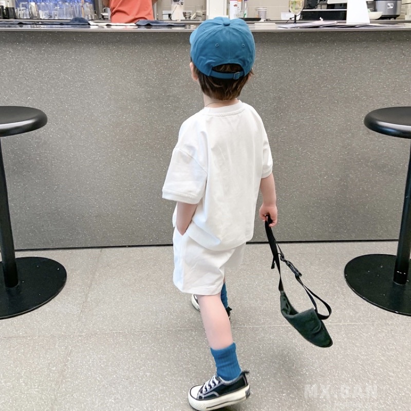 Bộ đồ bé trai bóng chày , chất cotton mềm mại an toàn cho da bé