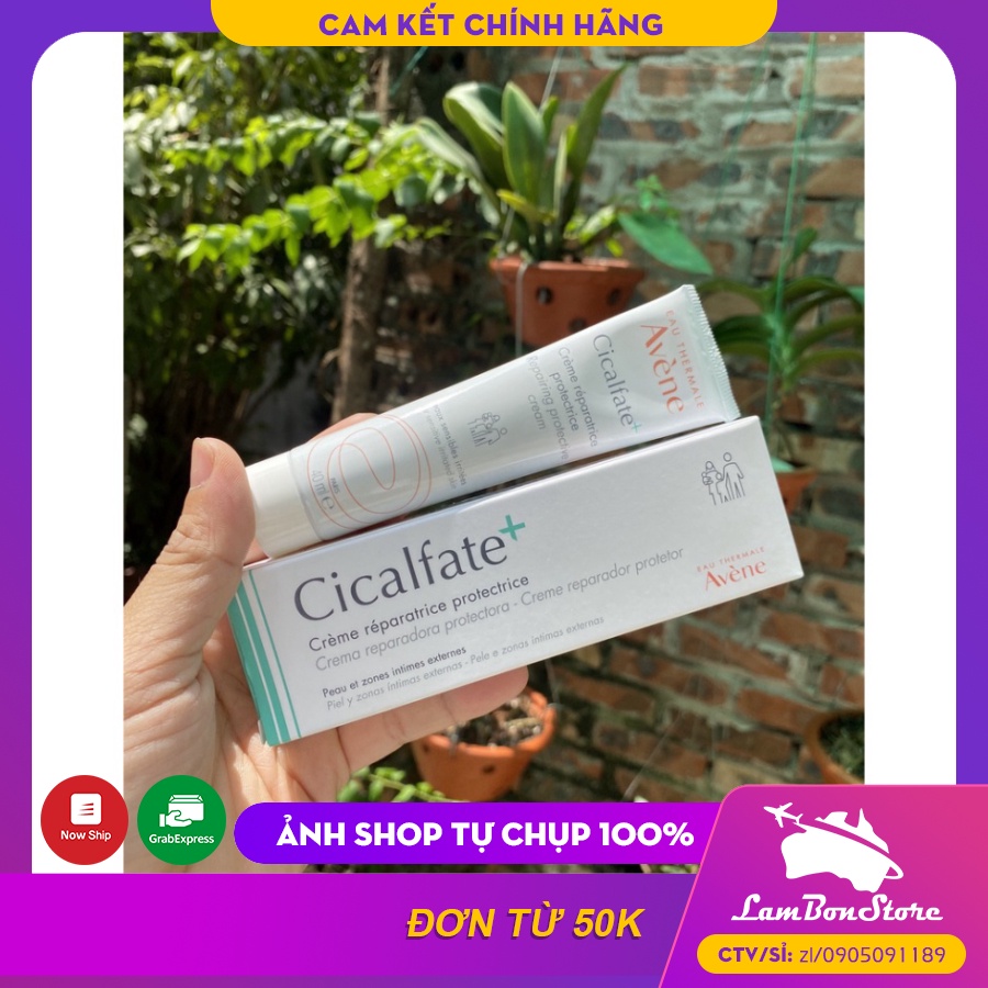 [CHÍNH HÃNG] Kem dưỡng Avene Cicalfate Re'paratrice Cream phục hồi, làm sẹo 40ml