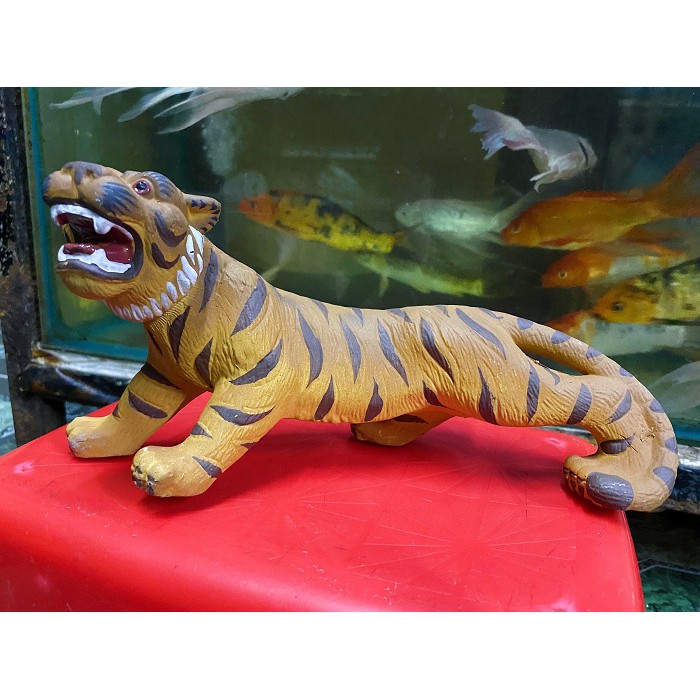 CỌP BẰNG GỐM SỨ TRANG TRÍ HỒ CÁ NON BỘ 22X7X10CM