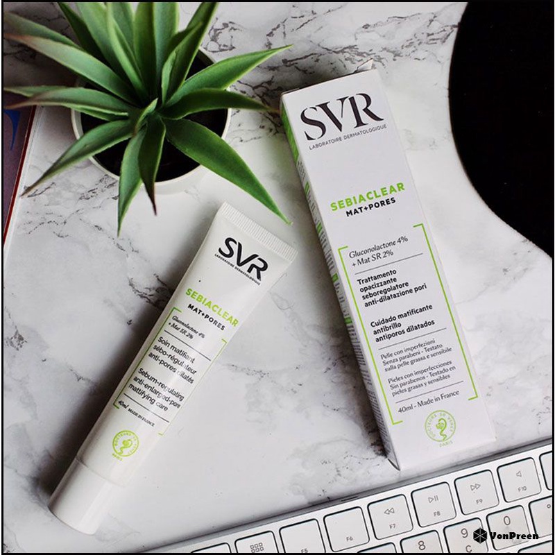 Kem Dưỡng Giảm Mụn Và Se Khít Lỗ Chân Lông SVR Mat + Pores