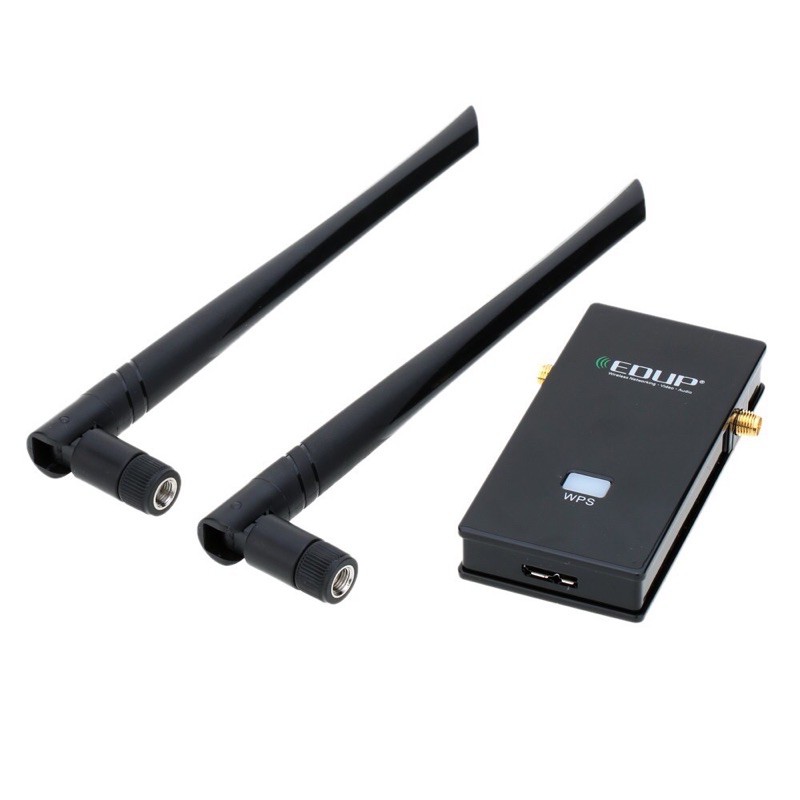 USB Wifi Edup - Bộ thu wifi 2 băng tần 2.4Ghz/5Ghz - Kết nối USB 3.0