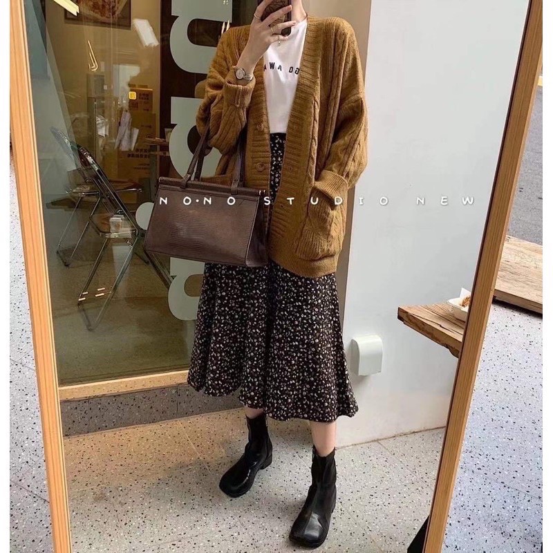 CARDIGAN VẶN THỪNG HÀN QUỐC ( siêu mềm mịn- ảnh thật-hàng sẵn)