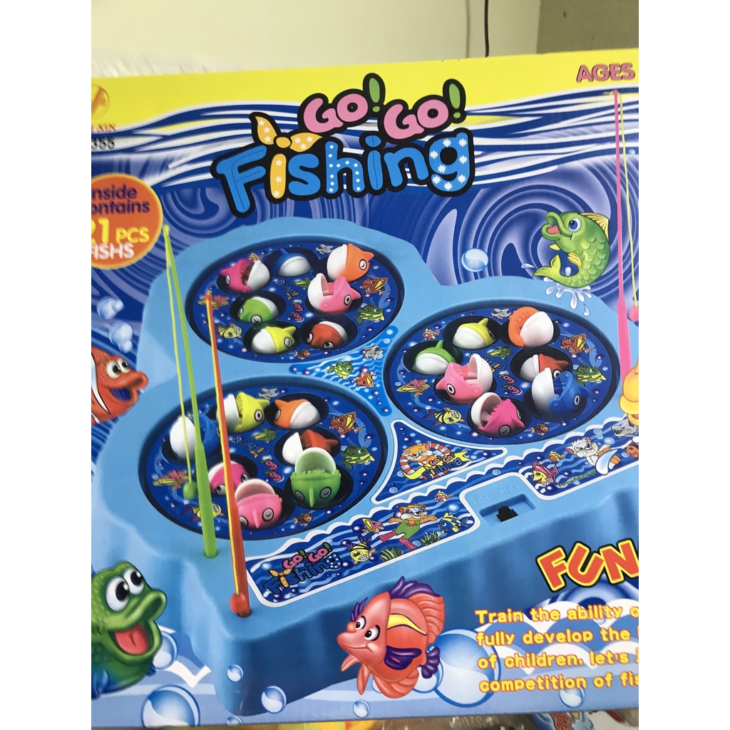 ĐỒ CHƠI CÂU CÁ NHẠC 2 TẦNG VUI TAI THU HÚT CÁC BÉ