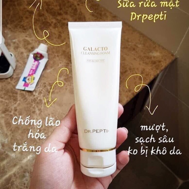 Sữa Rửa Mặt Dr.Pepti Galacto Cleansing Foam