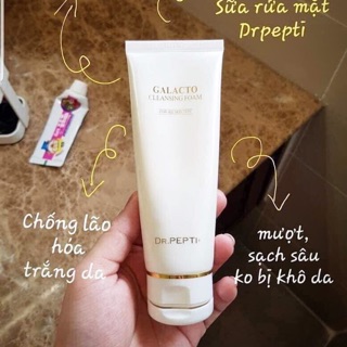 Sữa Rửa Mặt Dr.Pepti Galacto Cleansing Foam