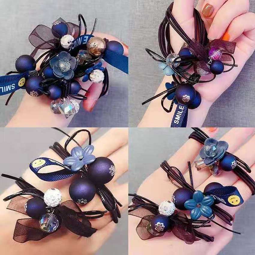 Dây buộc tóc nữ Ocean - Set 6 dây cột tóc dễ thương, bền đẹp - NASI Store