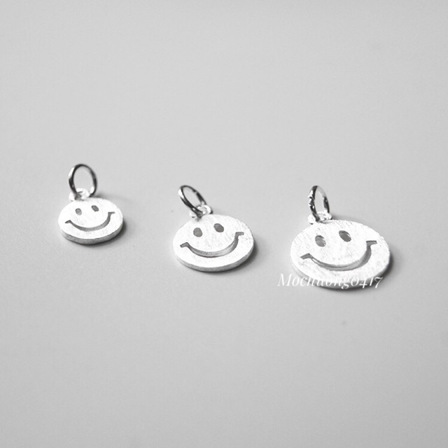 ✅ BÁN SỈ ✅ Charm treo bạc mặt cười dễ thương hàng đẹp - Bạc xịn loại 1, PH043