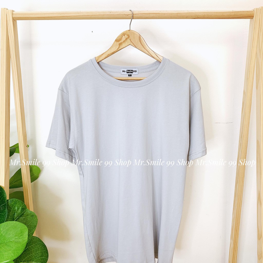 Áo Thun Trơn Basic Chất Vải Dày Siêu Đẹp nhiều màu Unisex Mr.Smile 99 Shop