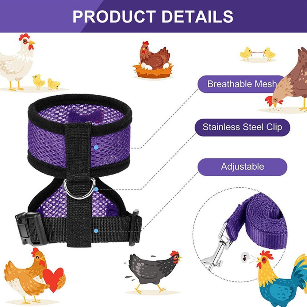Đai Yếm Huấn Luyện Gà / Vịt Co Giãn Thoáng Khí Thoải Mái Có Thể Điều Chỉnh U5