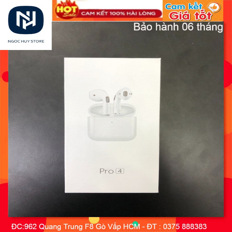 Tai Nghe Airpod Pro 4 - nhận diện - đổi tên âm thanh hay và ấm - Ngọc Huy Store (Bảo hành 06 tháng) | BigBuy360 - bigbuy360.vn