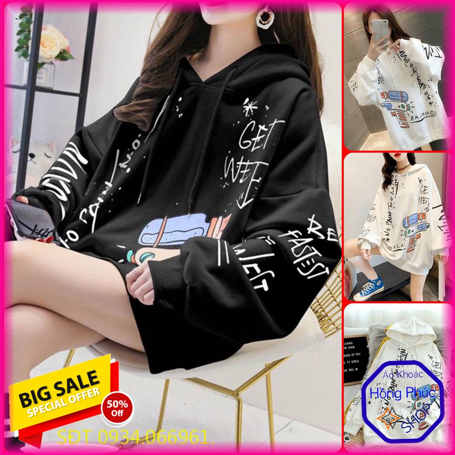 [Giá Sale] ÁO HOODIE NỈ NGOẠI HD1850