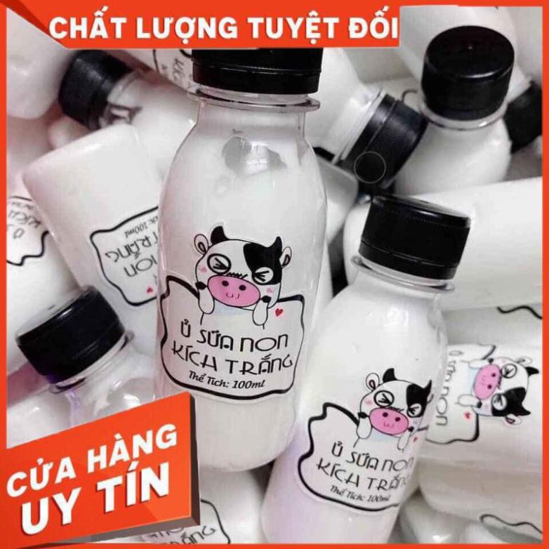 Sữa non ủ kích trắnng 100ml dùng cho mặt và body