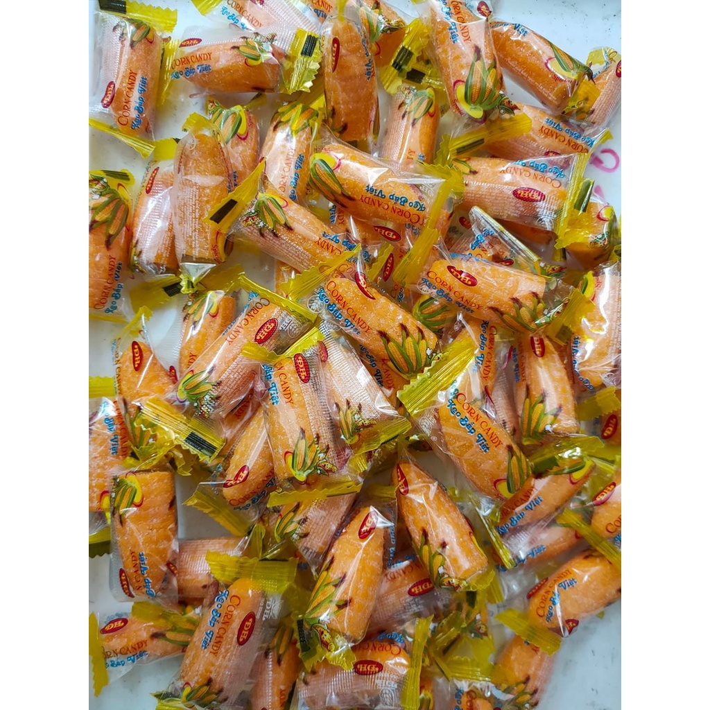 Combo 500g Kẹo dẻo Bắp việt / Kẹo ngô ăn vặt ngon siêu nghiền