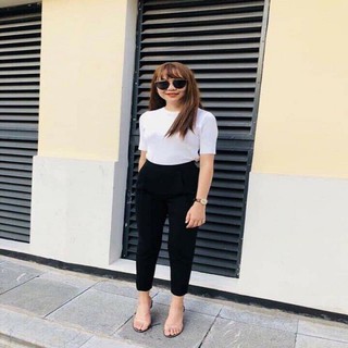 quần tây nữ baggy co giãn