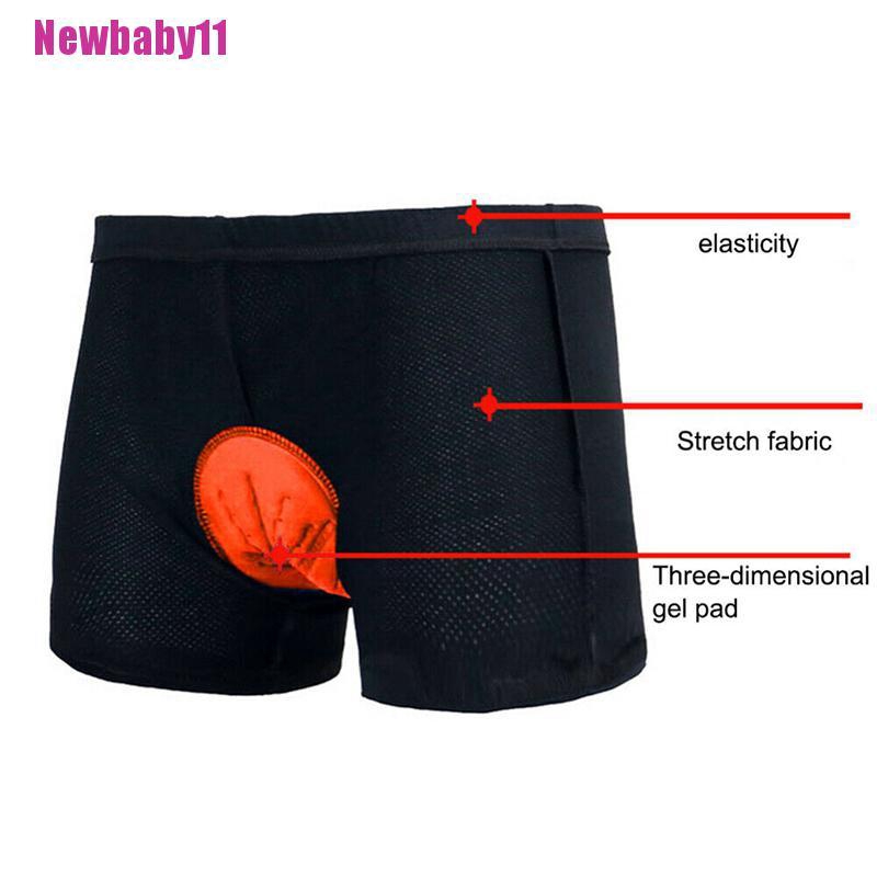 Quần Short Đạp Xe Có Đệm 3D Newbaby11 Cho Nam