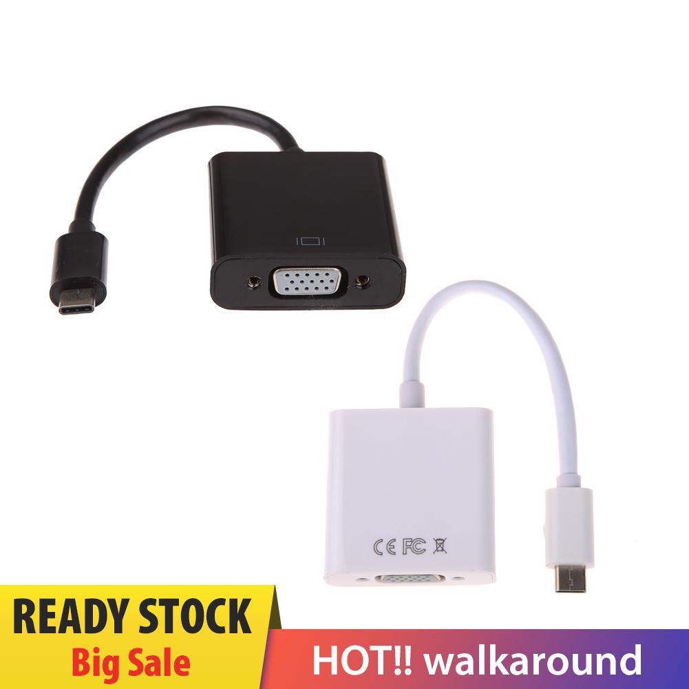 Đầu Chuyển Đổi Usb 3.1 Type C Sang Vga 1080p Cho Macbook 12 " | BigBuy360 - bigbuy360.vn