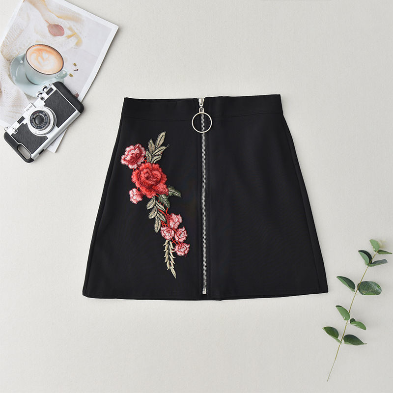 Chân Váy Chữ A Lưng Cao Thêu Họa Tiết Thời Trang Hè 2021 Cho Nữ | BigBuy360 - bigbuy360.vn