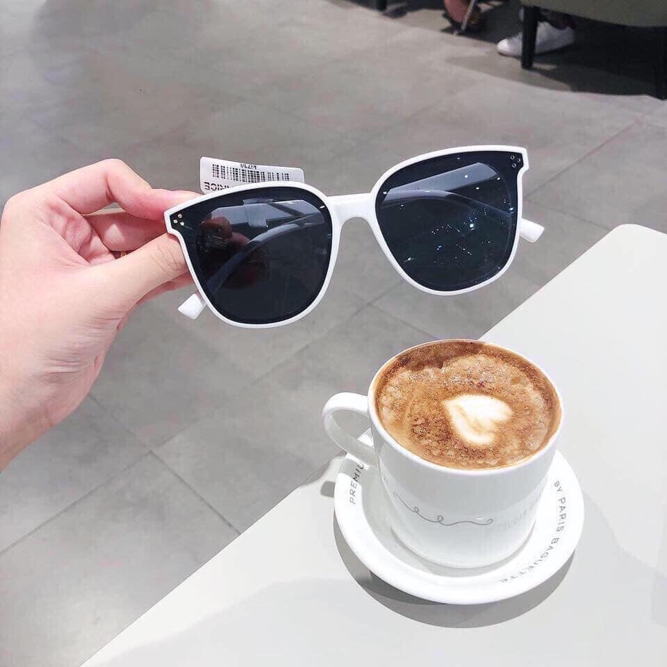 Kính mát nam nữ chống tia UV thời trang gọng vuông phong cách Hàn Quốc đẹp sang trọng HANASO 006