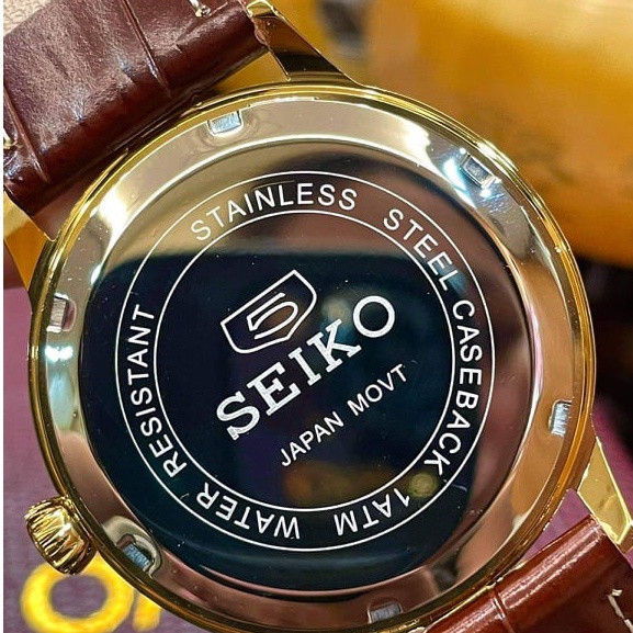 Đồng Hồ Seiko Nam Dây Da Nâu dáng mộc cổ điển Sang Trọng Lịch Lãm ,hàng cao cấp authentic BH 24 tháng | WebRaoVat - webraovat.net.vn