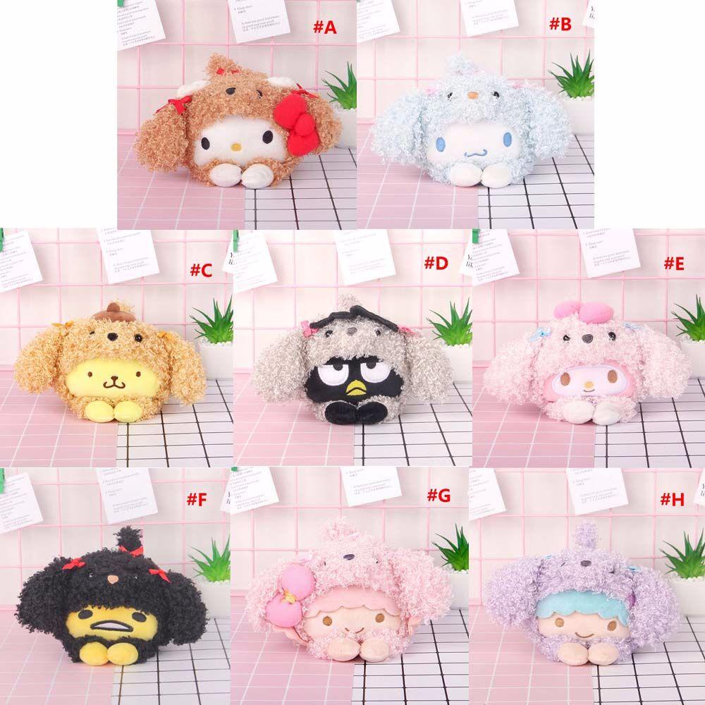Đồ chơi nhồi bông Hình Nhân Vật Hoạt Hình Kuromi My Melody Pompom Purin Kitty Kuromi
