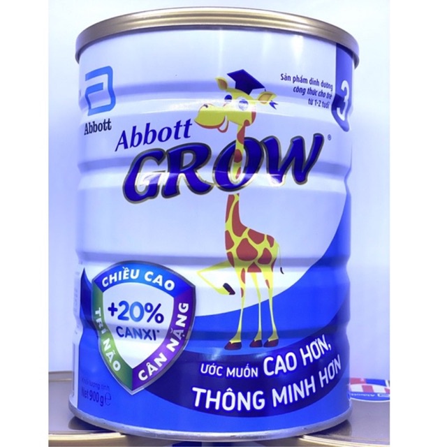 Sữa bột Abbott Grow 3 900g