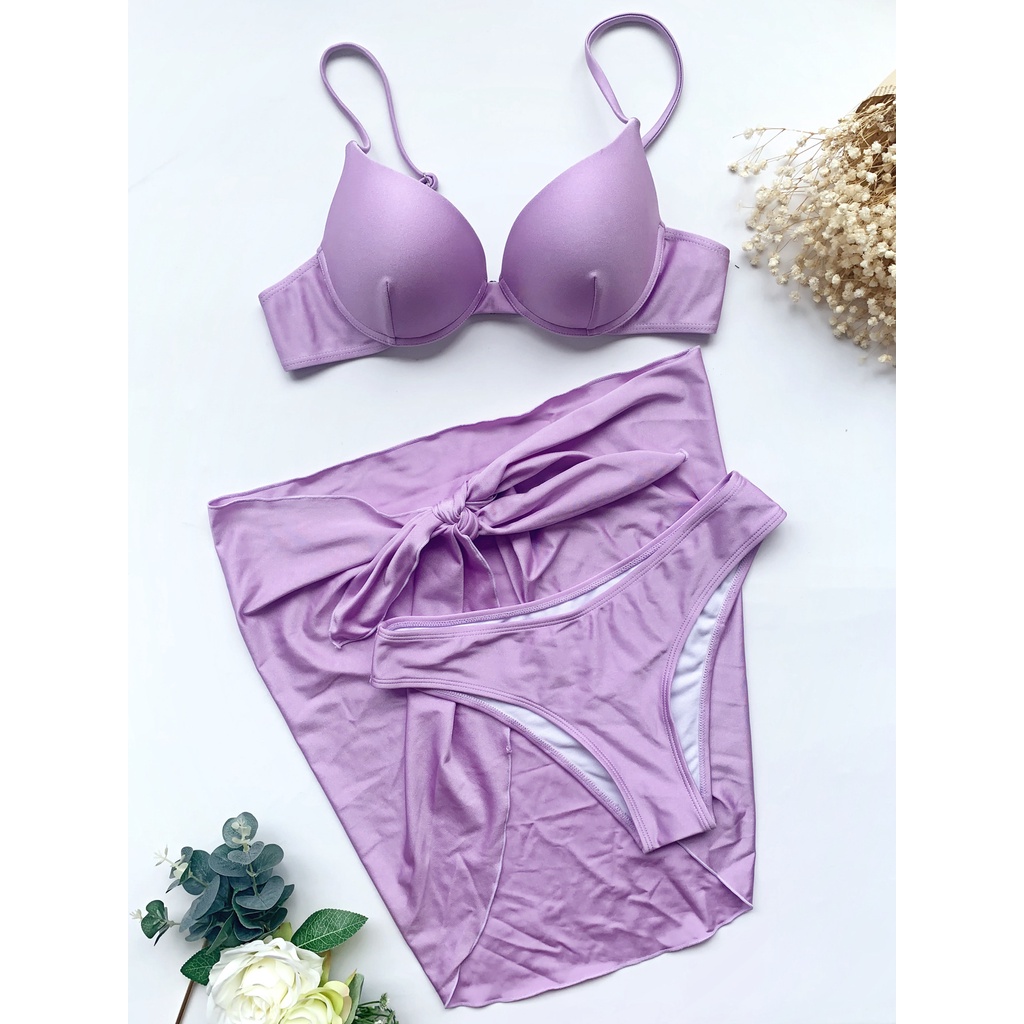 DUNEA Bộ đồ bơi ba mảnh thiết kế quyến rũ thời trang cho nữ