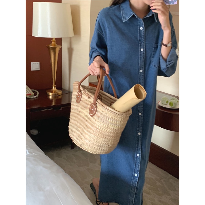 Đầm Denim DáNg DàI 49673