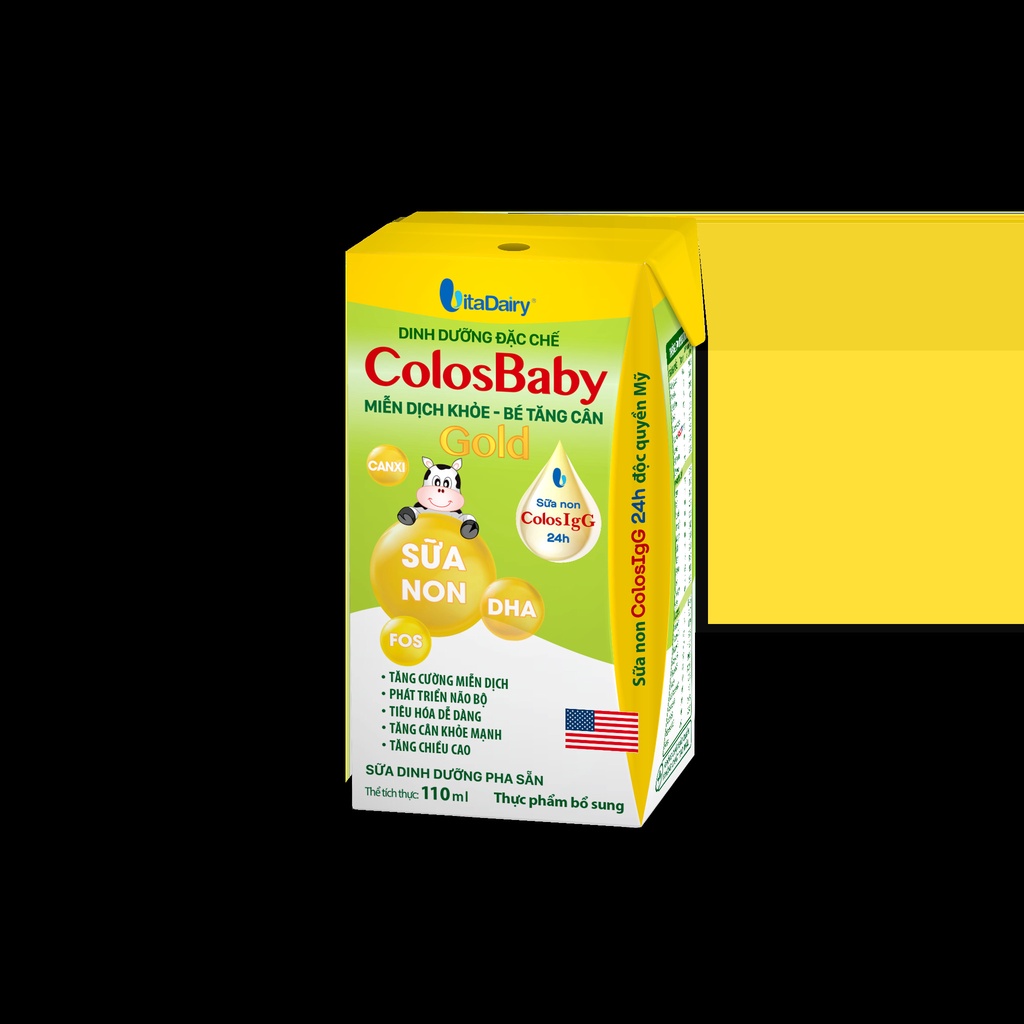 Lốc 4 Hộp SBPS ColosBaby Gold  110ml - 180ml
