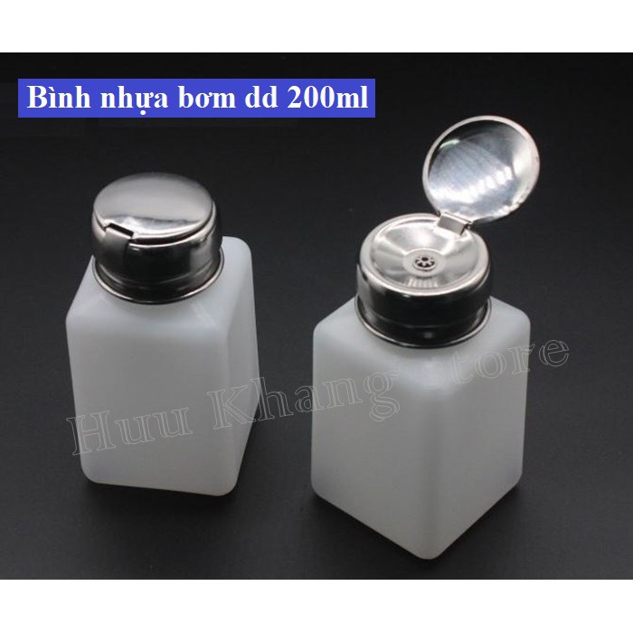 Bình nhựa bơm dung dịch 200ml