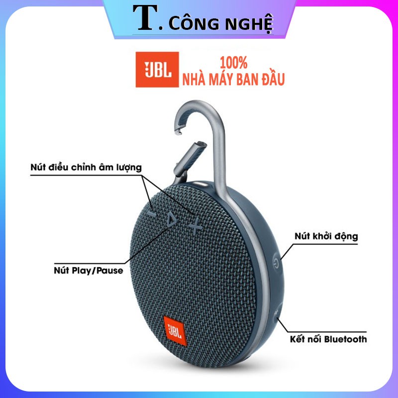 Loa Bluetooth JBL Loa Bluetooth CLIP 3 Loa, loa bluetooth mini,loa jbl, loa bluetooth bass,loa bluetooth karaoke