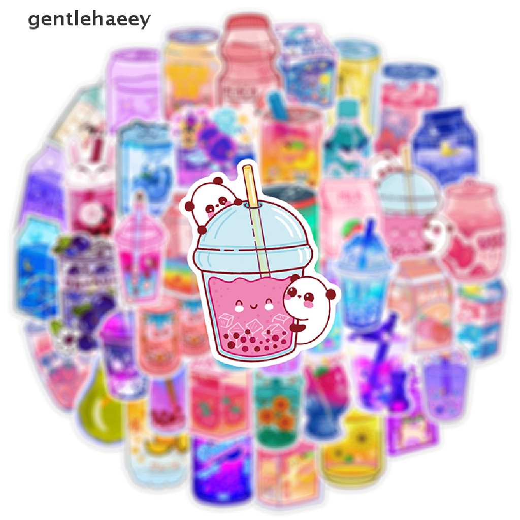 Bộ 50 Sticker Trang Trí Cốc Nước Họa Tiết Graffiti