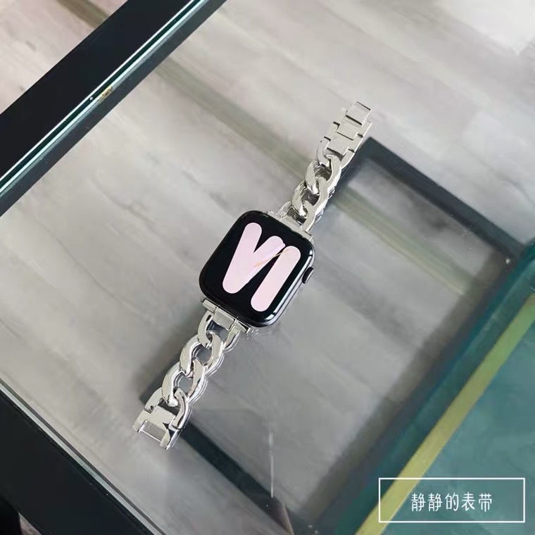 Dây đeo kim loại thích hợp cho Apple Watch Series IWatch 7 / 6 / 5 / 4 / 3 /SE 38mm 40mm 41mm 42mm 44mm 45mm