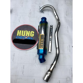 Bộ pô Over full cổ pô Exciter 150 độ bô nổ xe Ex 150