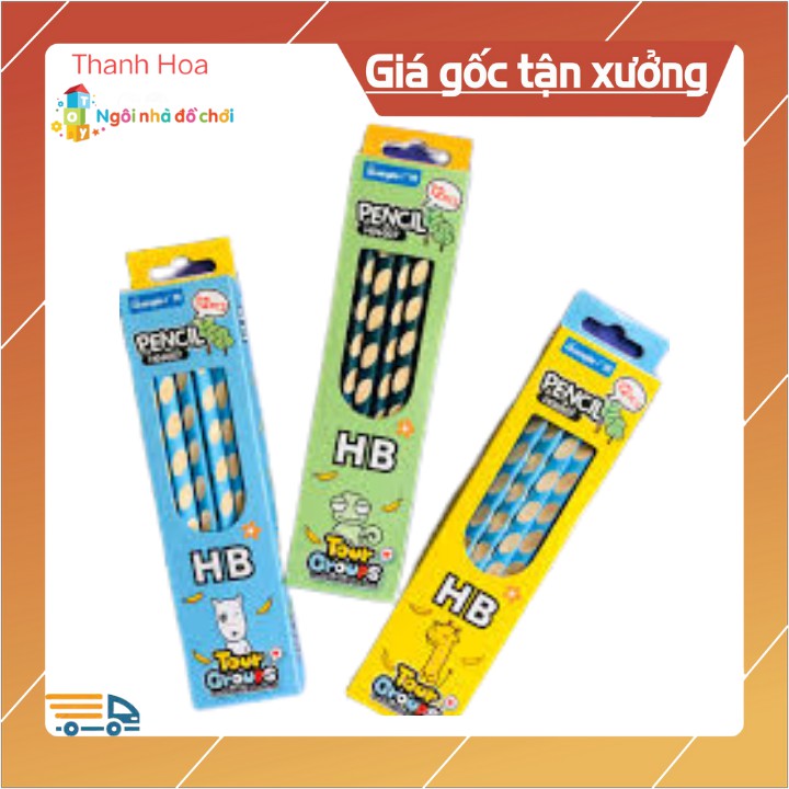 Bút Chì Định Vị Thông Minh Cầm Tay 2B Cho Bé ( 1 Hộp = 12 Cây ) NOVA_HOA VD23