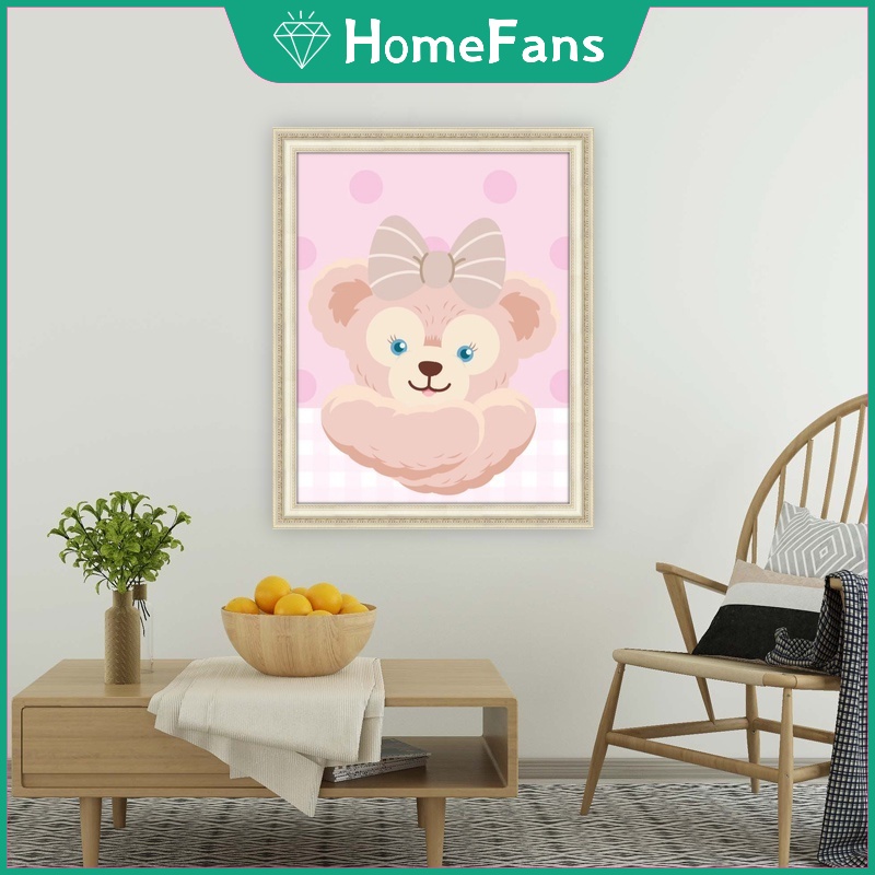 Bộ Tranh Đính Đá 5D Tự Làm Hình Linabellell Phù Hợp Cho Người Lớn Và Trẻ Em Kích Thước 40x50cm