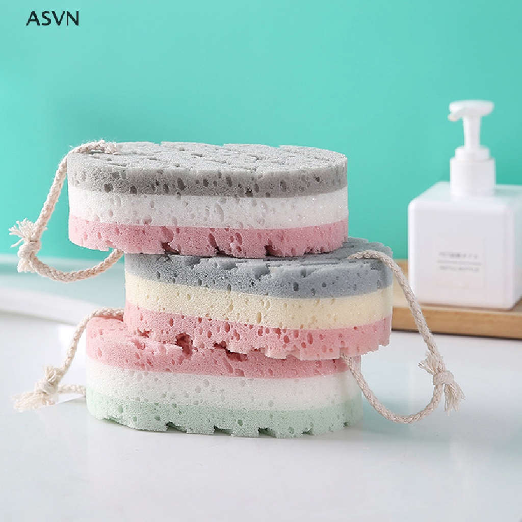 Asvn❤ Bông Tắm Mát Xa Tẩy Tế Bào Chết Tiện Dụng