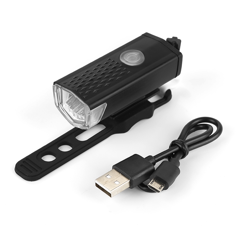 Gói Ban Đầu ☑ Đèn Pha LED Chống Thấm Nước Sạc USB Gắn Tay Lái Xe Đạp